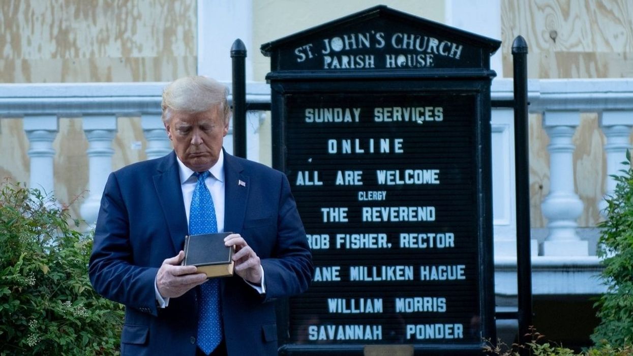 Auctioneer Claims He Has a Signed Copy of Trump's Bible From Photo-Op and the White House Just Responded