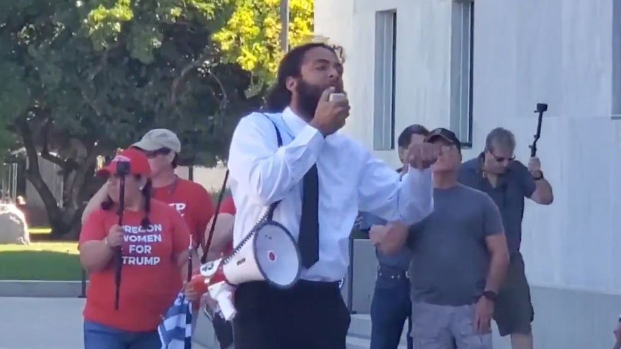 Crowd Erupts In Cheers As Trump Supporter Says LGBTQ+ Allies 'Need To Be Shot Dead In The Streets'
