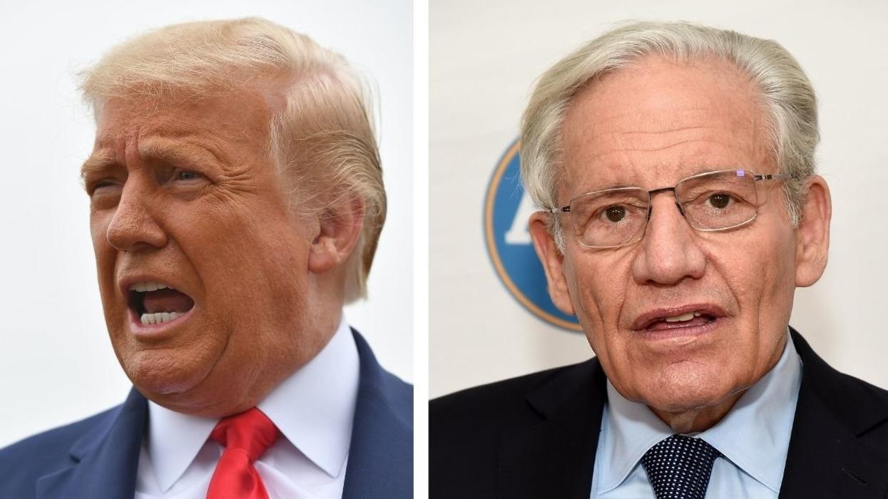 Trump's Recent Attacks On Bob Woodward Awkwardly Undermined By One Of His Own Old Tweets