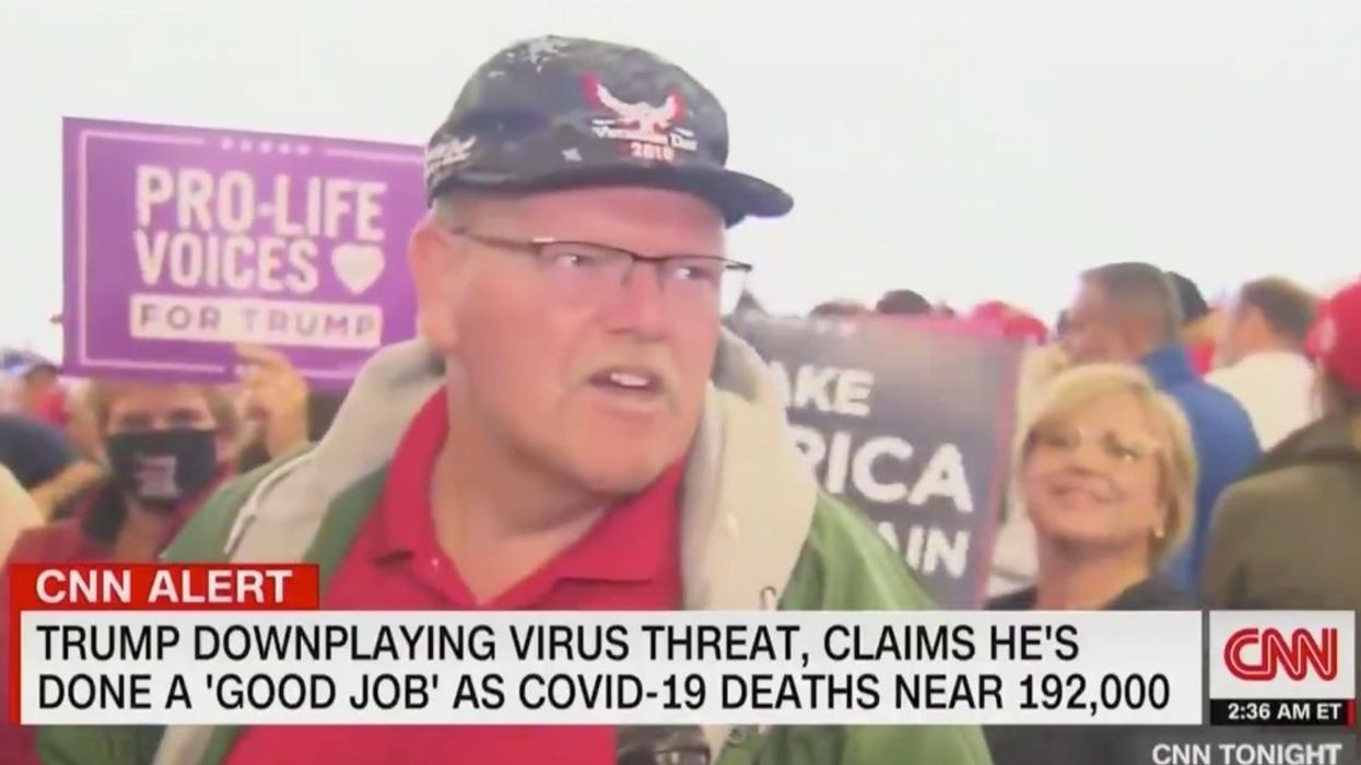 Trump Rally-Goers Give CNN Host Some Mind-Boggling Reasons For Not Wearing Masks In Bonkers Video