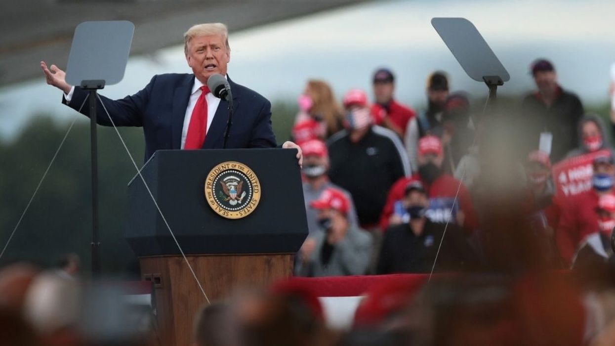 Trump Attacks Biden For Using Teleprompter Only To Have Aides Set One Up For Him Hours Later