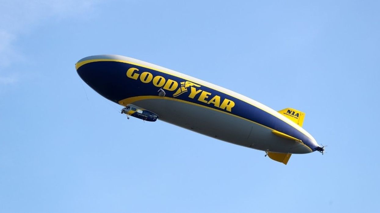 Alien Enthusiasts Go Nuts After 'UFO' Is Sighted Over New Jersey—But It Was Just The Goodyear Blimp