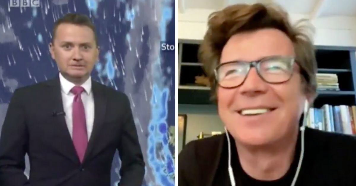 BBC Weatherman Completely Blows It During Intro To Rick Astley Interview—With Rick Listening In