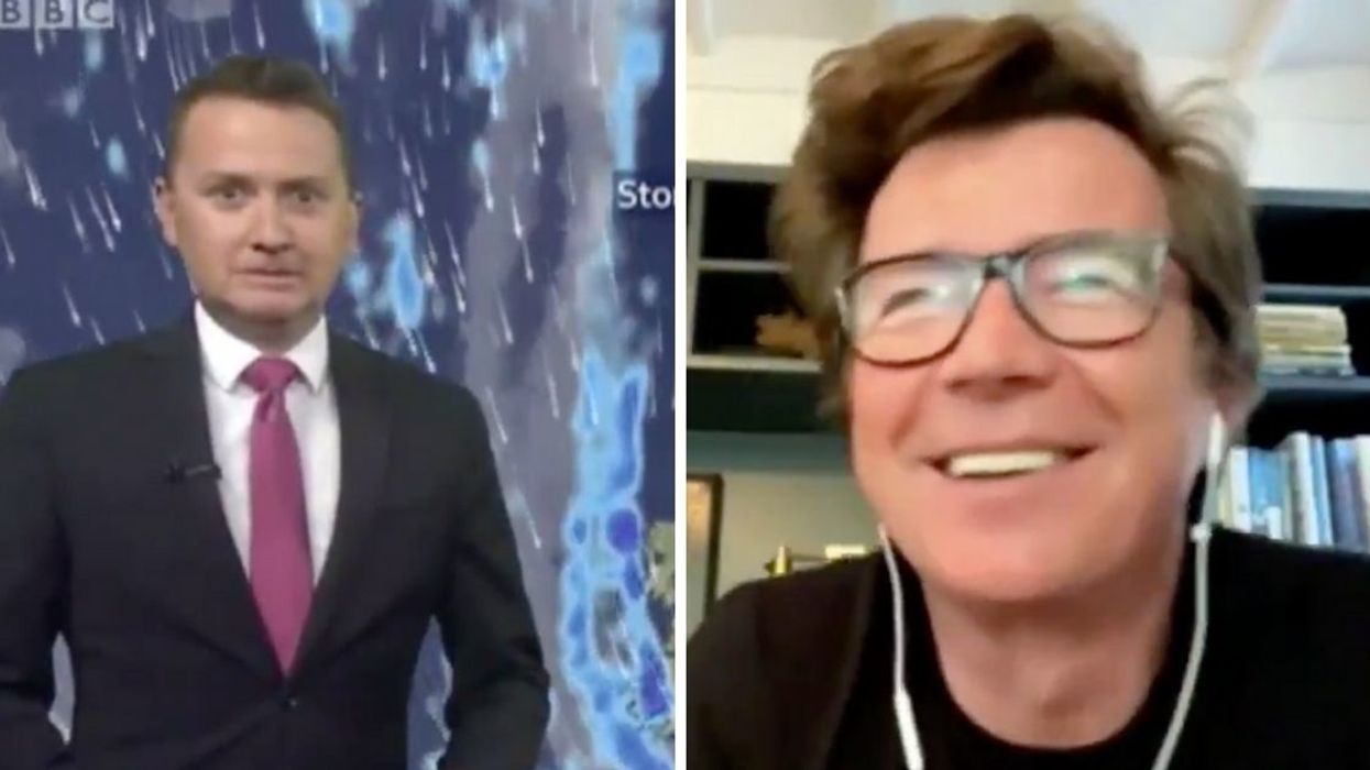 BBC Weatherman Completely Blows It During Intro To Rick Astley Interview—With Rick Listening In