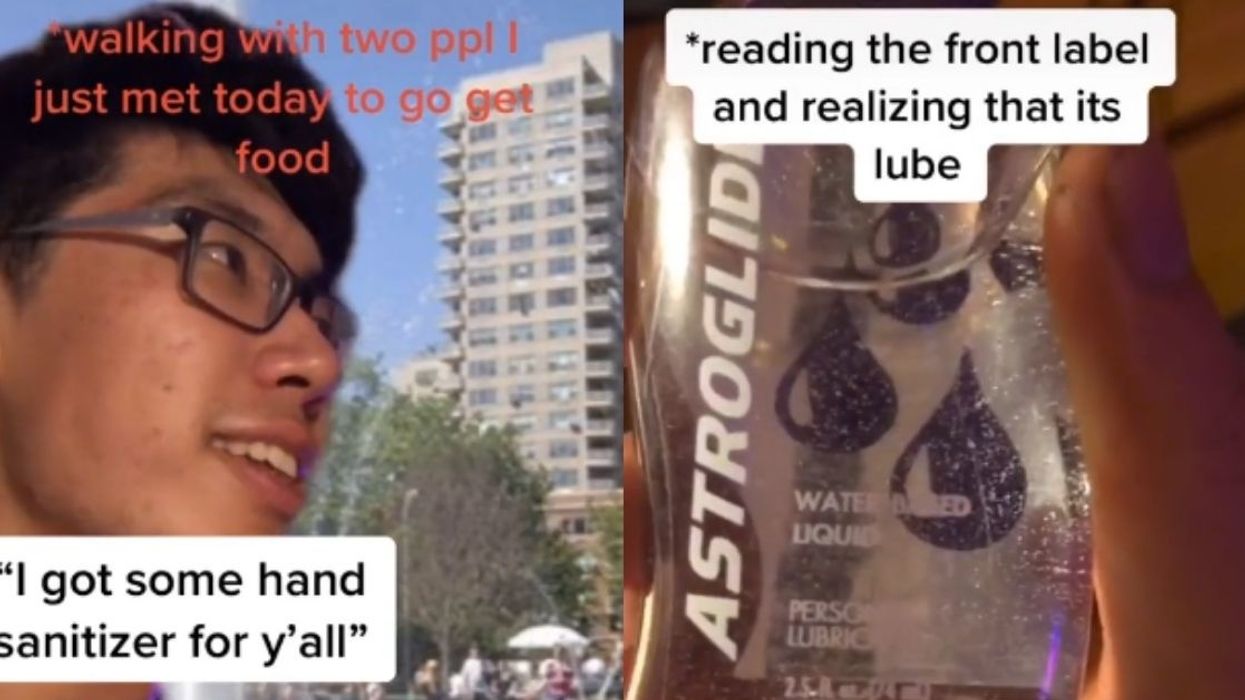 NYU Freshman Offers Hand Sanitizer To His Fellow Students Only To Realize It's Actually Lube
