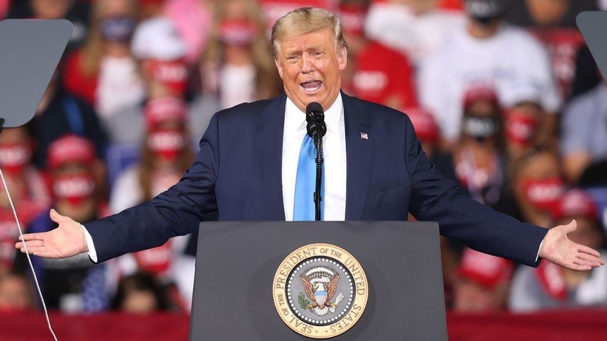 Trump Now Baselessly Claims That Several Ballots Cast For Him Were Found In A Trash Can