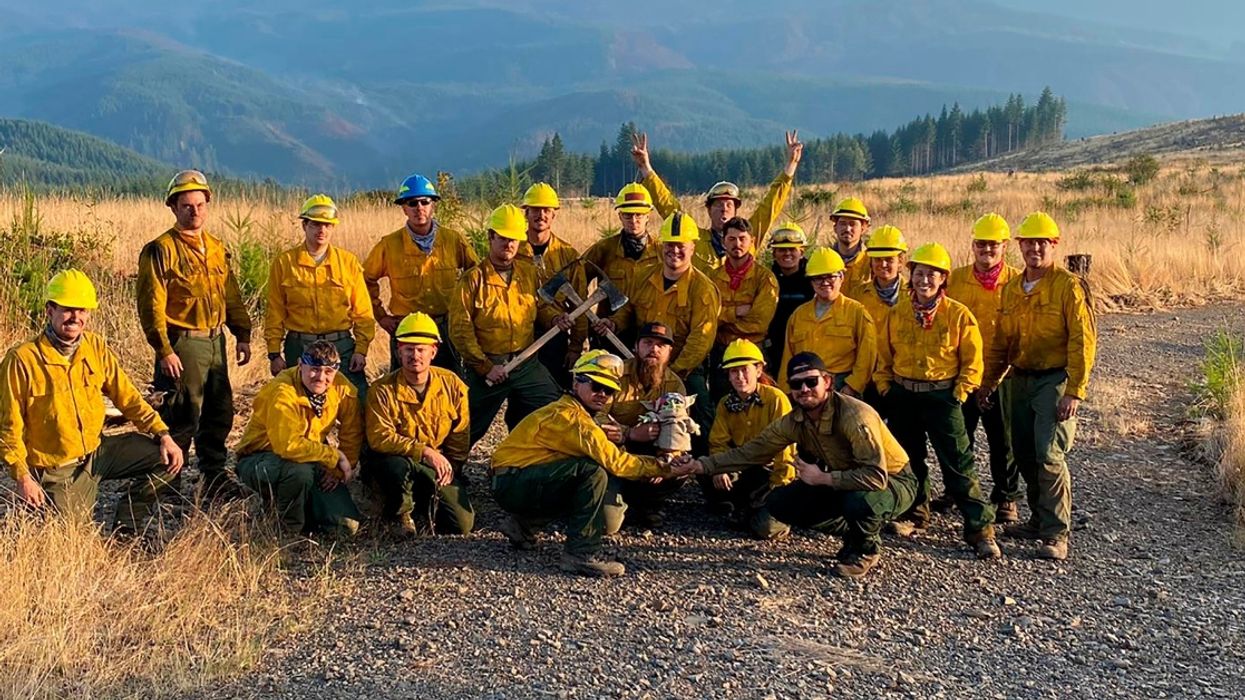 Oregon Firefighters Feeling The Force After Little Boy Donates Baby Yoda Toy To Boost Morale