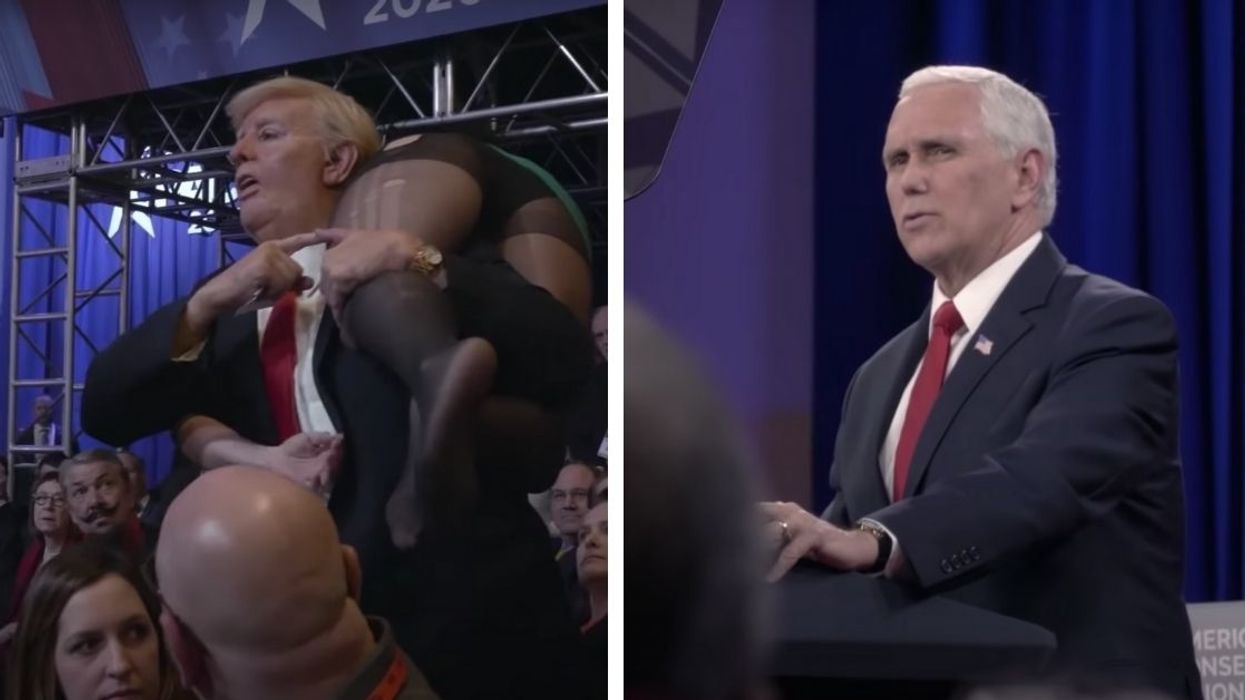 New 'Borat 2' Trailer Shows Sacha Baron Cohen Trolling Mike Pence Hard During His CPAC Speech