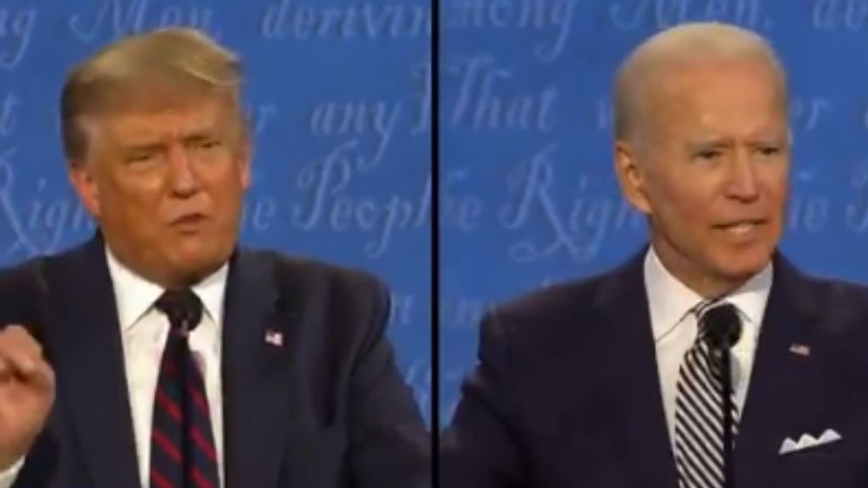 Debate Clip of Trump Railing Against Biden for Wearing a Mask Did Not Age Well at All