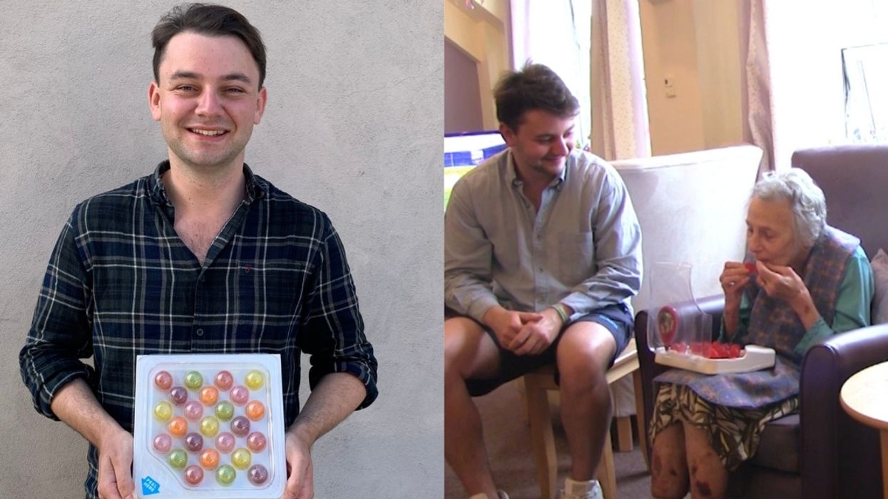 Man Develops Rehydration 'Jelly Drops' To Help Prevent Dehydration In Dementia Patients