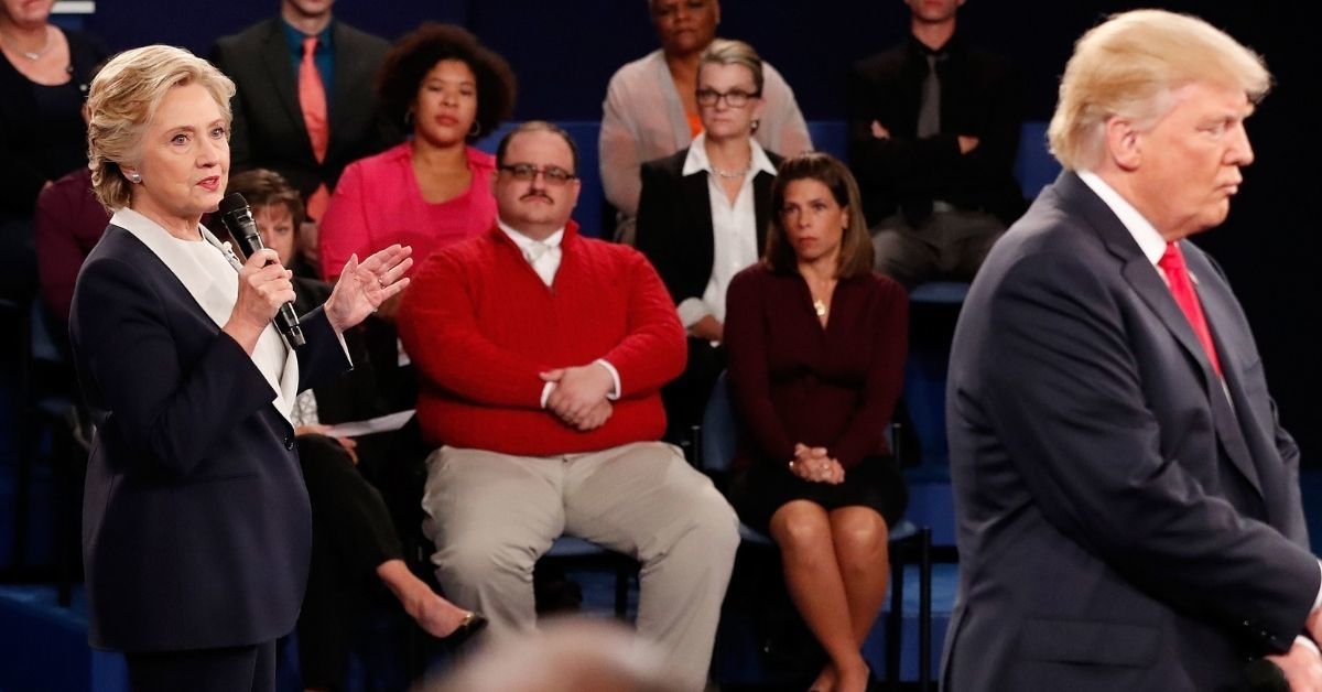 Infamous 'Red Sweater Guy' From 2016 Debate Says He Just Voted 3rd Party—And People Are Pissed