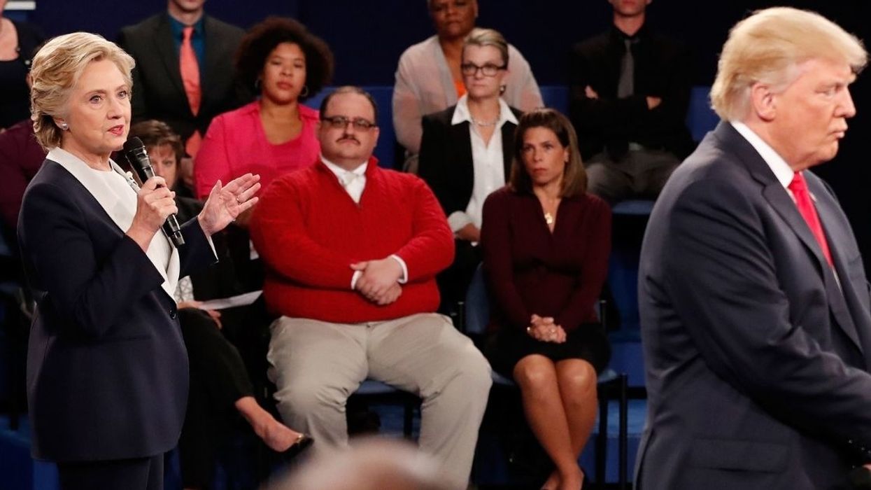 Infamous 'Red Sweater Guy' From 2016 Debate Says He Just Voted 3rd Party—And People Are Pissed