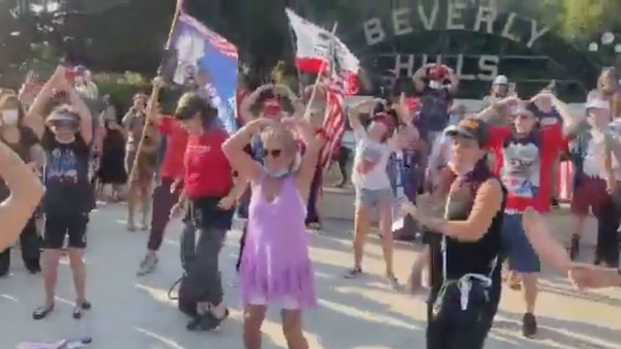 Video Of Trump Supporters Dancing To A MAGA-Version Of 'YMCA' Is Truly Something To Behold