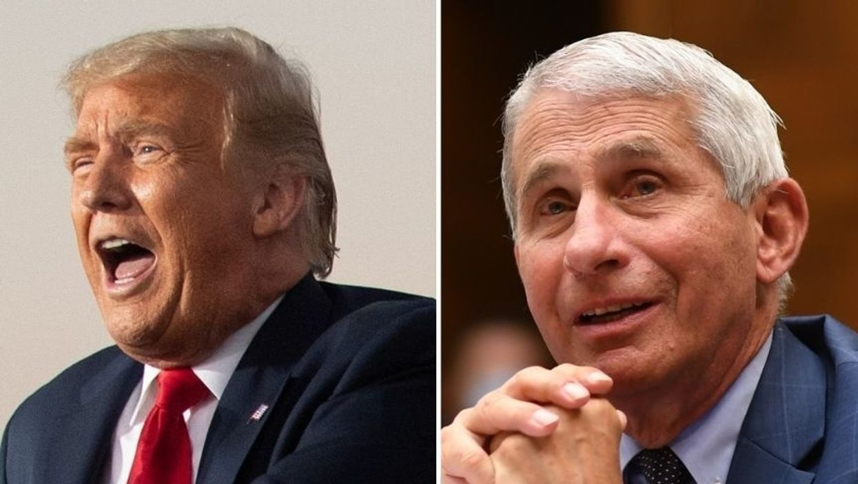 Trump Lashes Out at Dr. Fauci After Fauci Insists Trump Take Down Misleading Ad Featuring Him