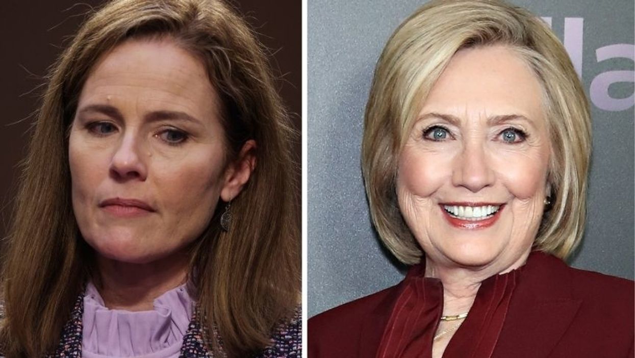 Hillary Clinton Fires Back at Amy Coney Barrett After She Explains Her 'Originalism' Judicial Philosophy