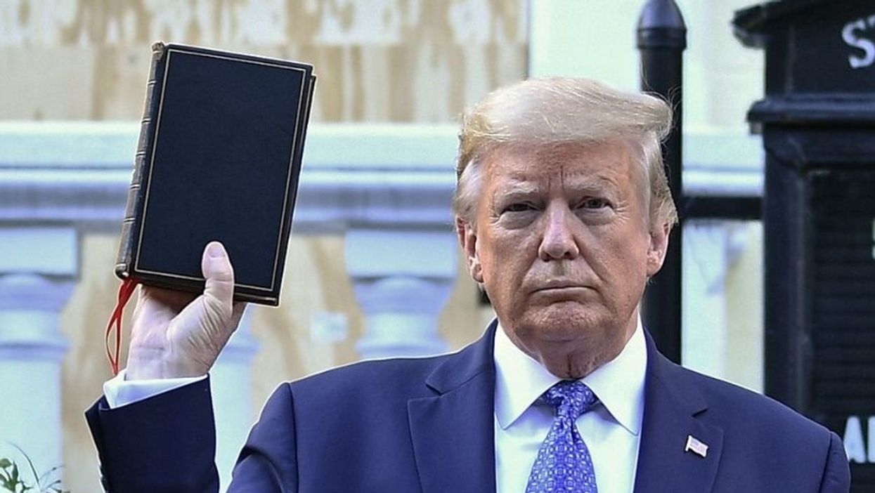 Christian Group Slams Trump for 'Using Our Faith' for His Political Benefit in Brutal New Ad