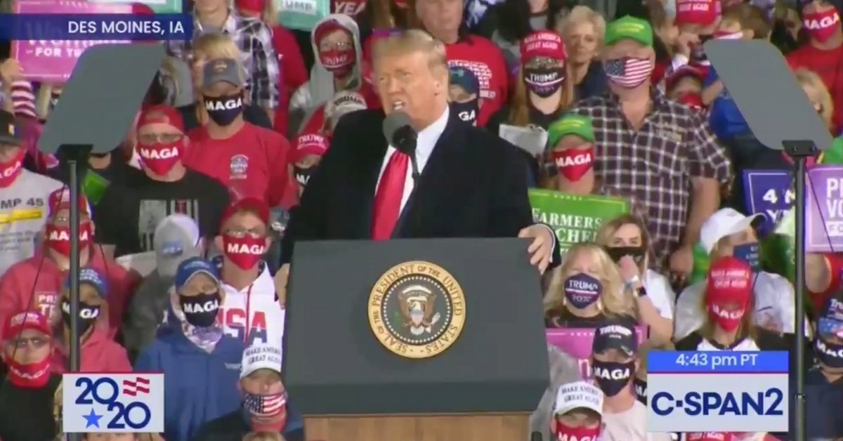 Trump Repeatedly Mispronounced 'Burisma' At Rally And Tried To Pass It Off As Purposeful—But Nobody's Buying It