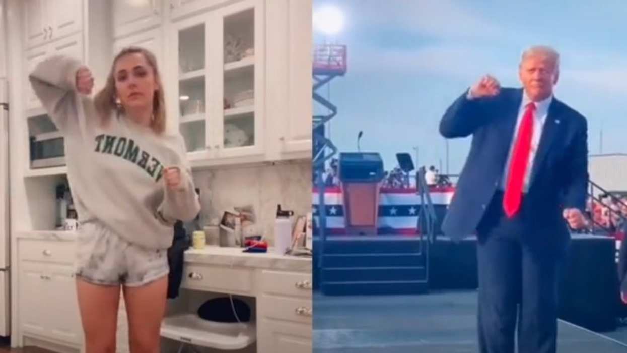 Trump's Awkward Dance Moves Have Now Been Turned Into A Viral TikTok Dance Challenge