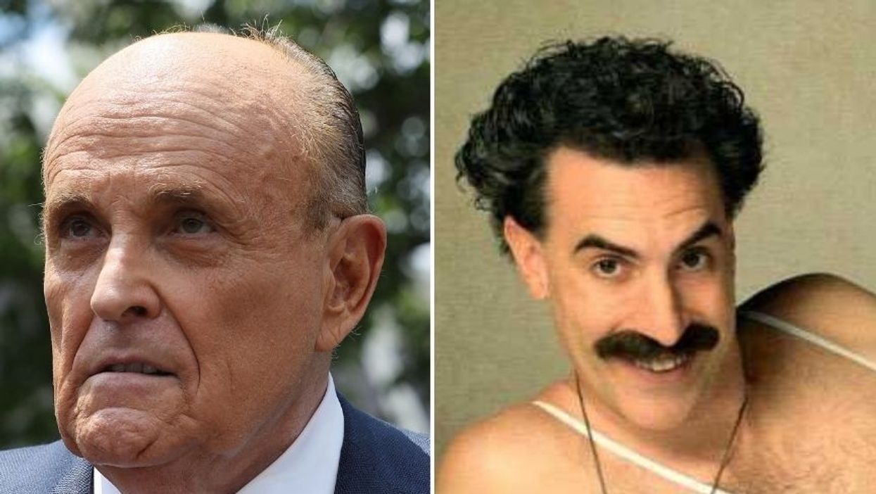 Rudy Giuliani Roasted for Reportedly Fondling Himself in Hotel Room During Sacha Baron Cohen 'Borat' Prank