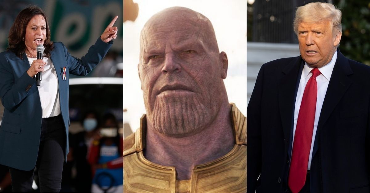 Kamala Harris Rips Trump By Comparing Him To 'Avengers' Supervillain Thanos During Fundraiser