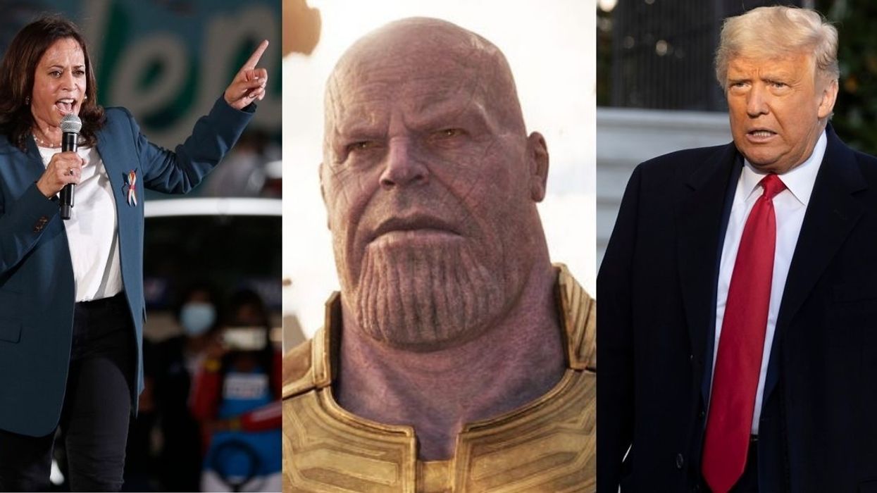 Kamala Harris Rips Trump By Comparing Him To 'Avengers' Supervillain Thanos During Fundraiser
