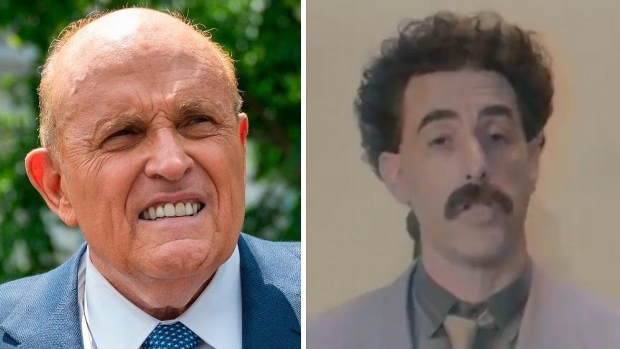 Sacha Baron Cohen Posts Hilarious 'Defense' of Giuliani's 'Innocent Sexy Time Encounter' in Borat 2
