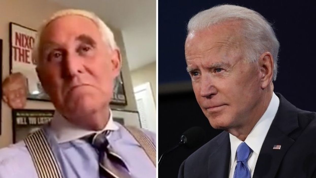 The Biden Campaign Tricked Roger Stone into Recording a Good Luck Video for Biden—and He Even Gave Him Insult Tips