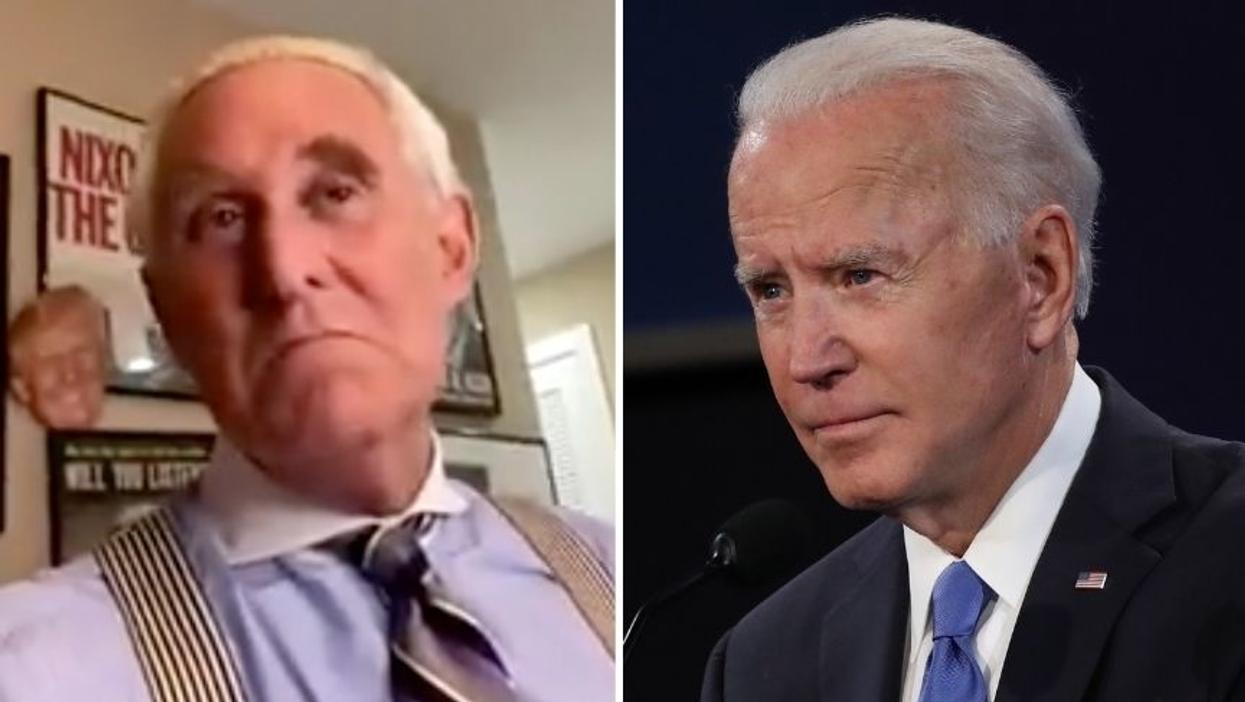 The Biden Campaign Tricked Roger Stone into Recording a Good Luck Video for Biden—and He Even Gave Him Insult Tips