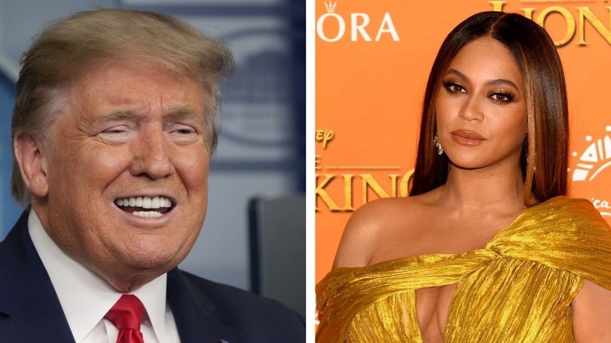 Trump Roasted After Somehow Mispronouncing 'Beyoncé' While Attacking Her For Supporting Biden