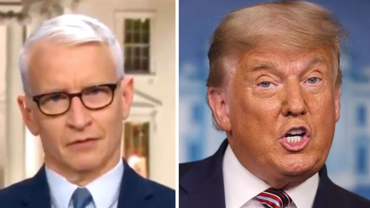 Viewers Stunned As Anderson Cooper Calls Trump An 'Obese Turtle On His Back' After Press Conference