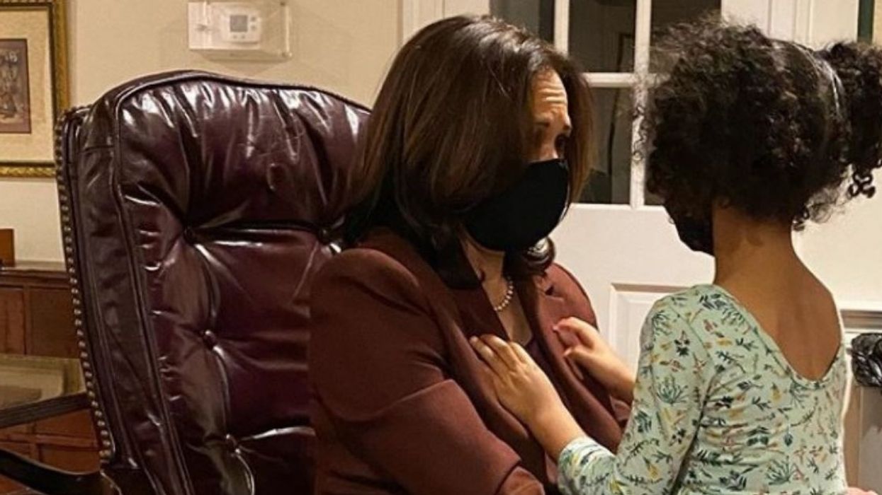 Video Of Kamala Harris Telling Her Great-Niece 'You Could Be President' Someday Is Melting Hearts