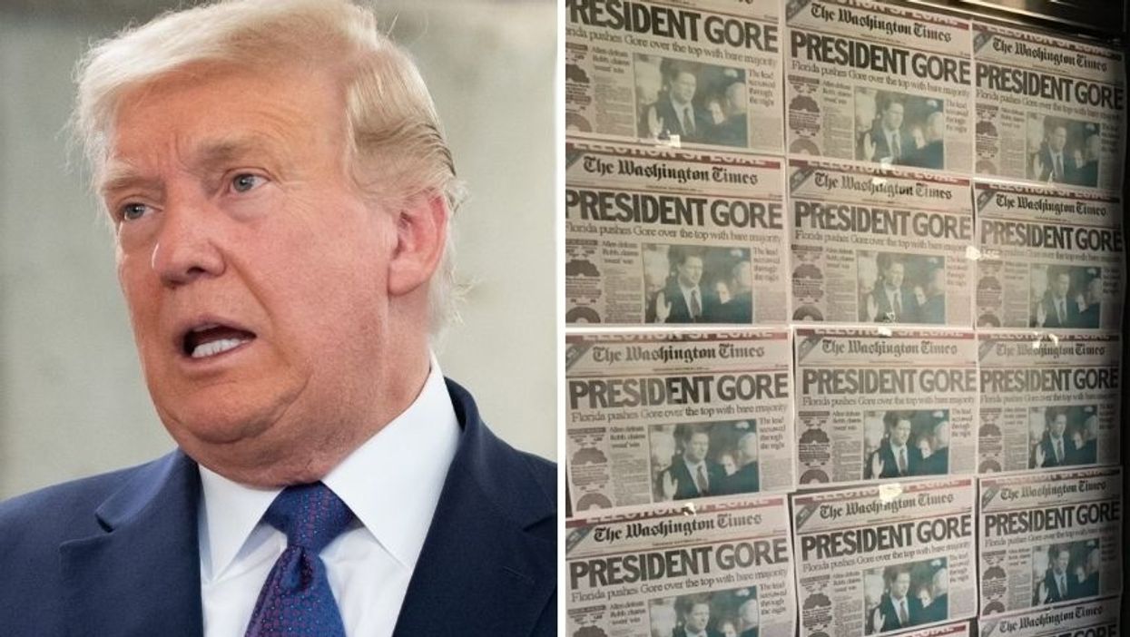 Newspaper Claps Back After Trump Spokesman Posts Fake 2000 Cover Claiming Gore Won the Election