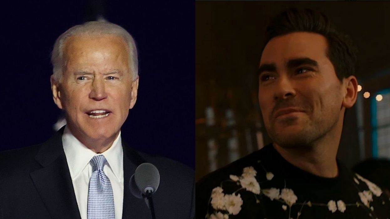 'Schitt's Creek' Fans Convinced That Biden Gave A Subtle Nod To The Show During His Victory Rally