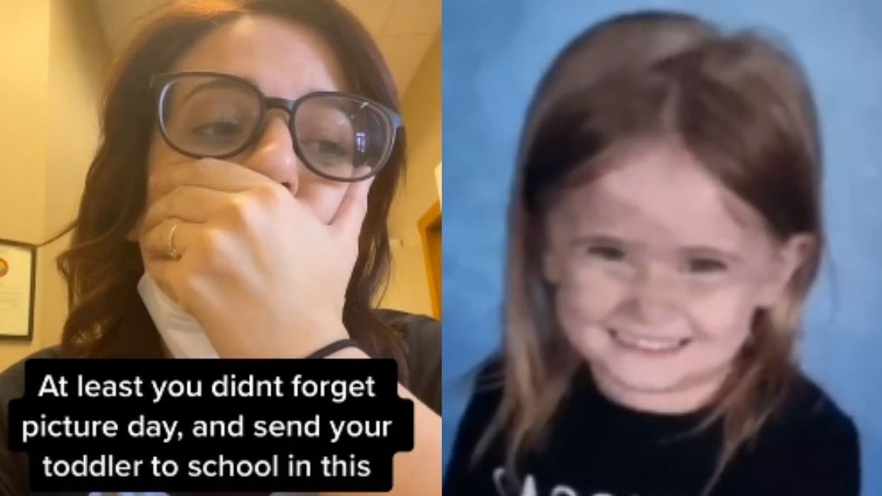 Mom Cracks Up After Realizing She Sent Her Toddler To Picture Day Wearing A Super Inappropriate Shirt