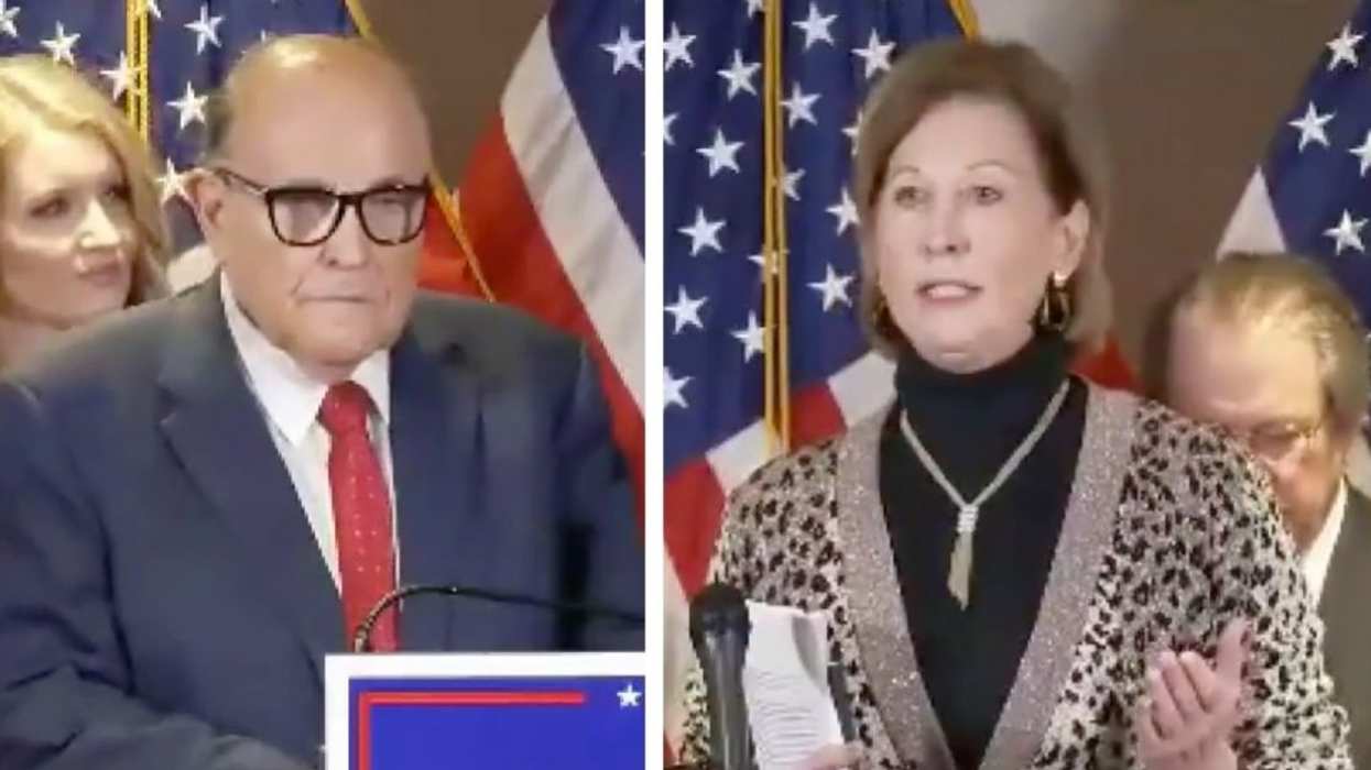 Trump Campaign's Official YouTube Stream Caught Mocking Rudy Giuliani's Cringey Hair Dye Fail During Press Conference