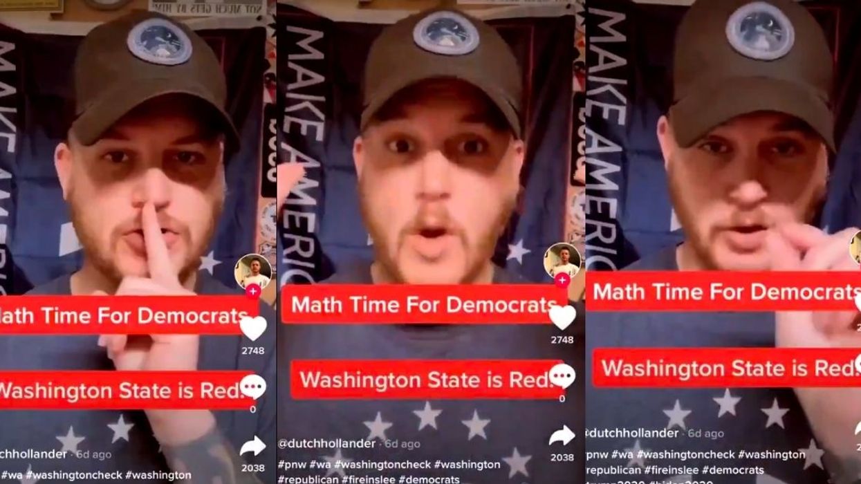 MAGA TikToker Roasted For His Mind-Numbing Explanation Of Why 'Washington State Is A Red State'