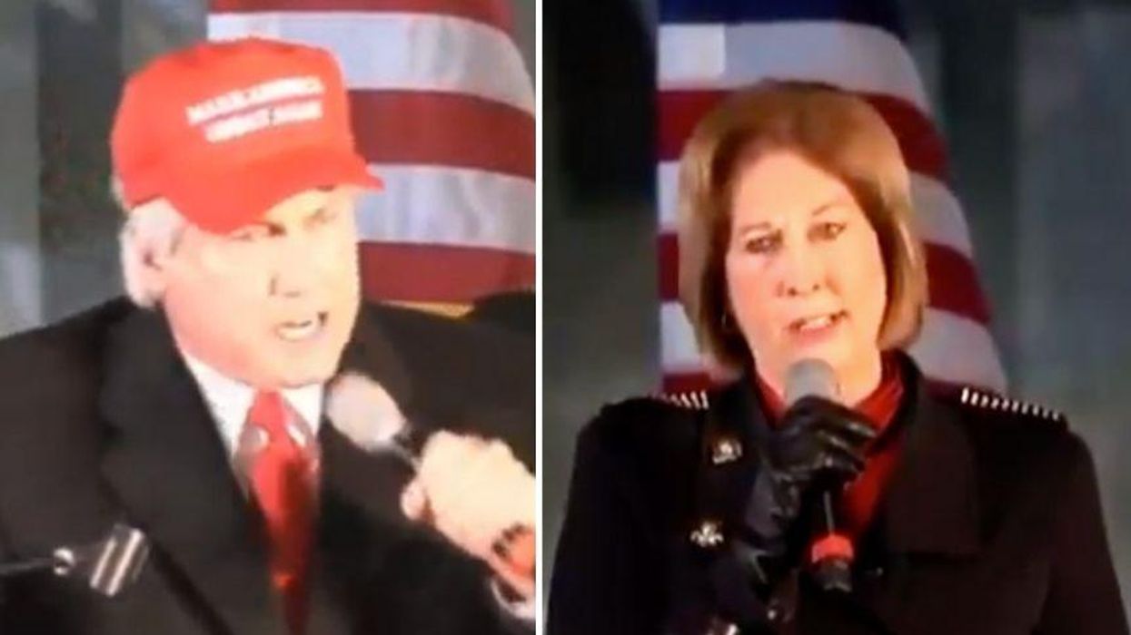 Trump Supporters Cheer as Pro-Trump Lawyers Tell Them Not to Vote for Republicans in GA Senate Runoffs