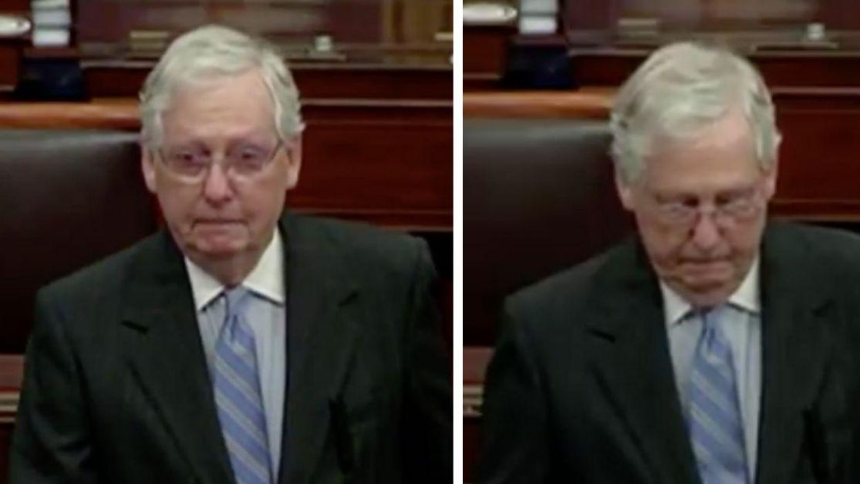 Mitch McConnell Gets No Sympathy From Twitter After Getting Choked Up Over Retiring Senator