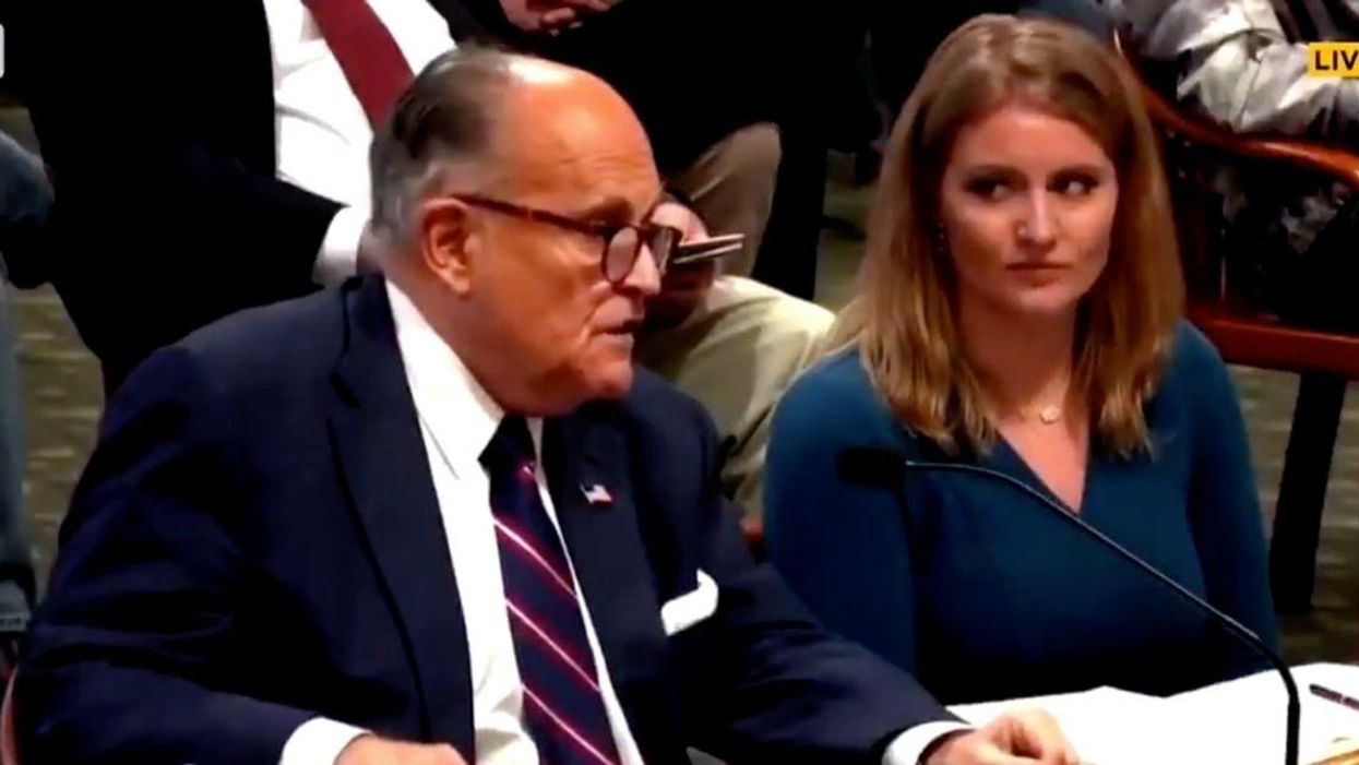 Rudy Apparently Farted So Loudly His Mic Picked It Up—And His Fellow Lawyer's Reaction Is All Of Us