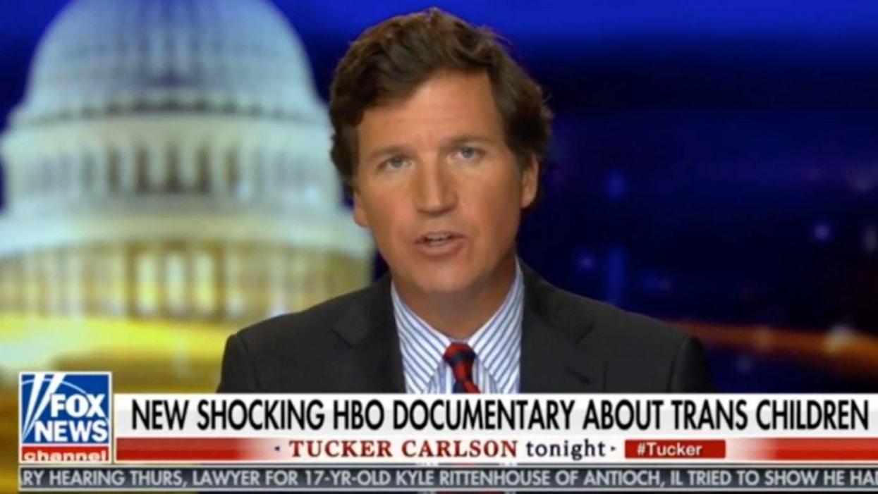 Tucker Carlson Blasted After Calling Trans Kids 'Grotesque' In Overtly Vile Rant On Fox News