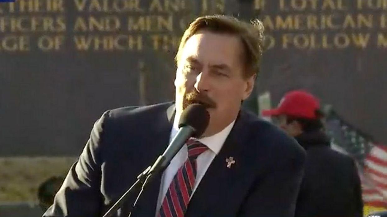 MyPillow CEO Tells MAGA Marchers That Fox News Was 'In On' Election Steal In Bonkers Rant