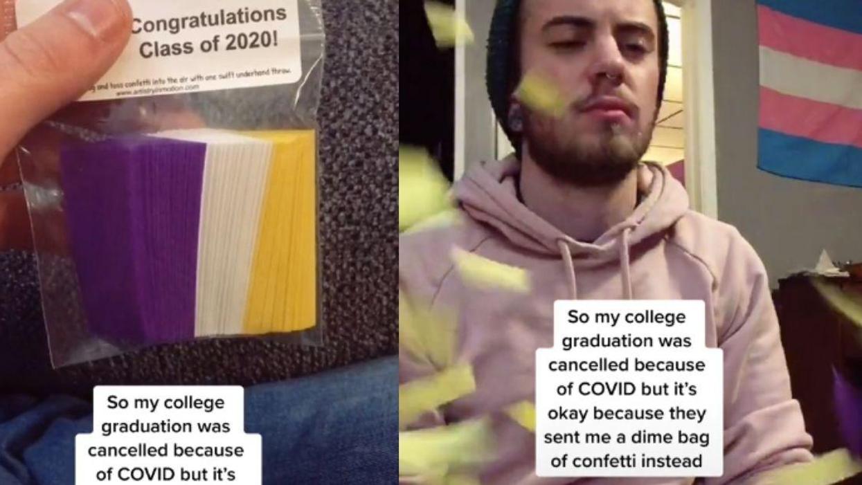 A Minnesota University Sent Each Of Its Graduates A Tiny Bag Of Confetti—And It's Peak 2020