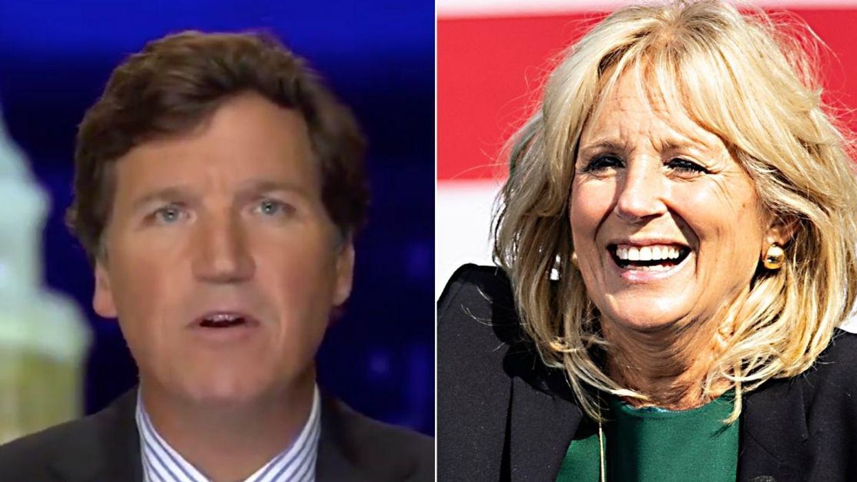 Tucker Carlson Slammed After Calling Jill Biden's Doctoral Dissertation 'Our National Shame'