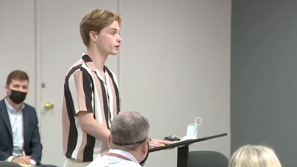 Gay Student Gives Powerful Speech To School Board After Being Suspended For Wearing Nail Polish