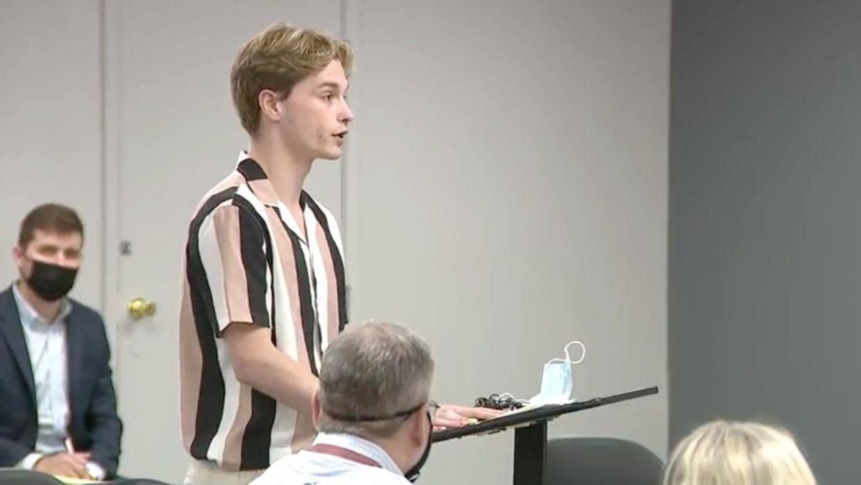 Gay Student Gives Powerful Speech To School Board After Being Suspended For Wearing Nail Polish