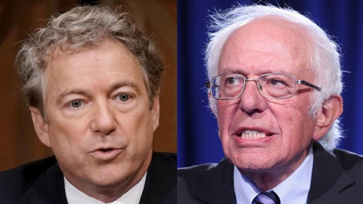 Bernie Perfectly Shames Rand Paul After His Sarcastic Speech Asking 'Why Not $2,000?' Payments