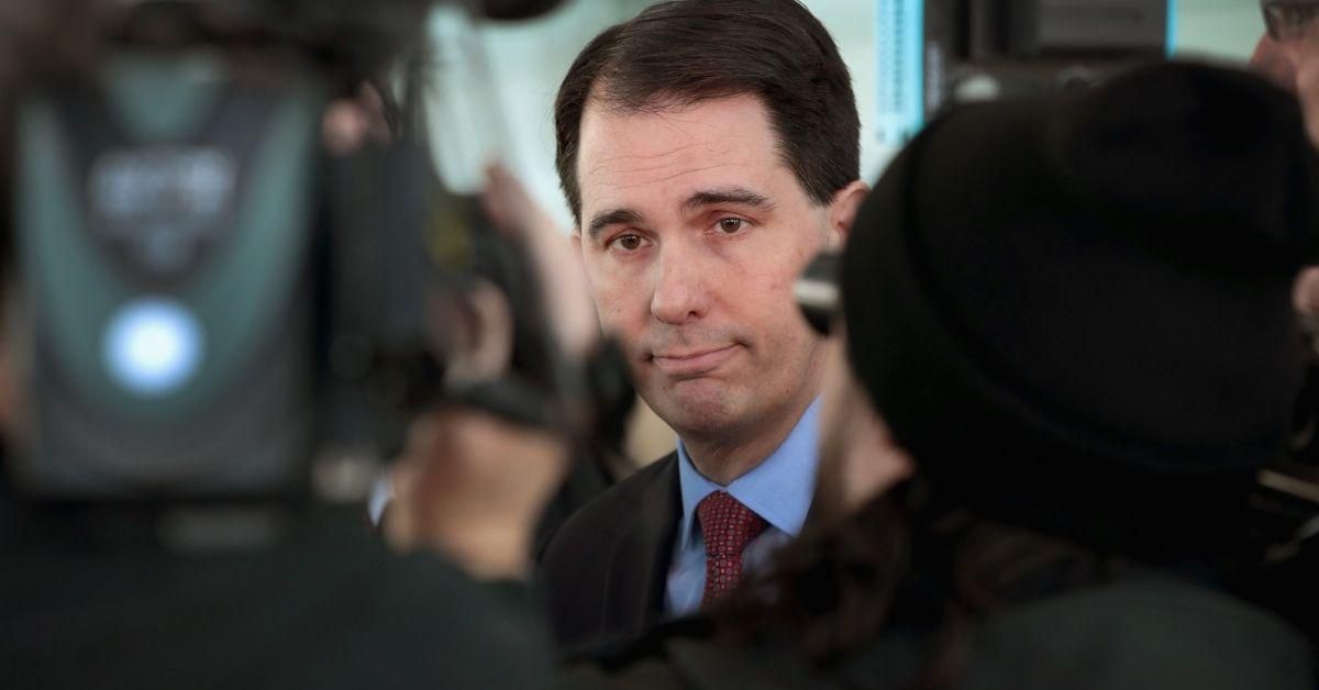 Scott Walker Dragged After He's Caught Trying To Pass Off A Dining Out Photo From 2019 As New