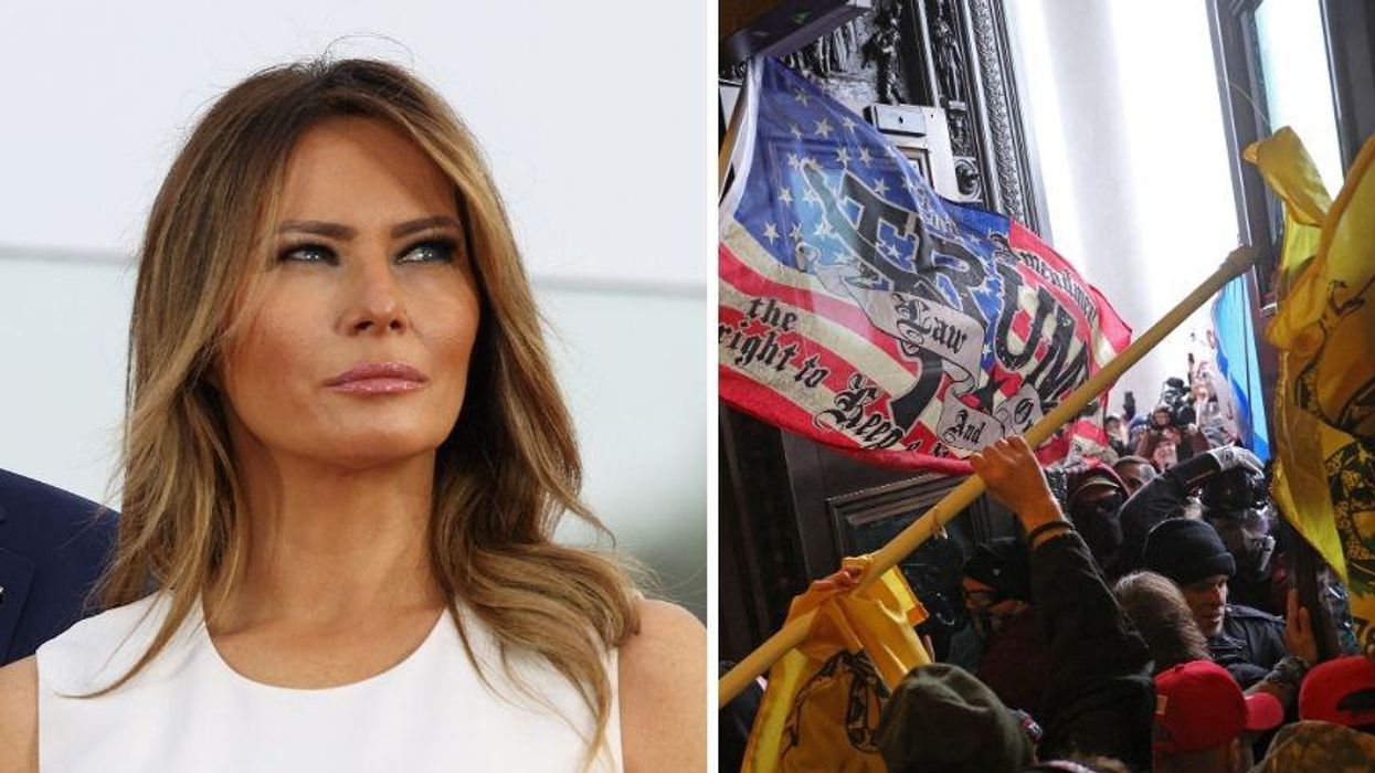 Melania Somehow Makes the Capitol Riots All About Her in Bizarre Farewell Message