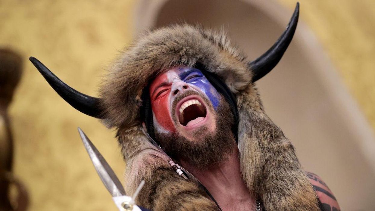 Horned Rioter's Mom Says He's Refused To Eat In Jail Since They Won't Give Him Organic Food