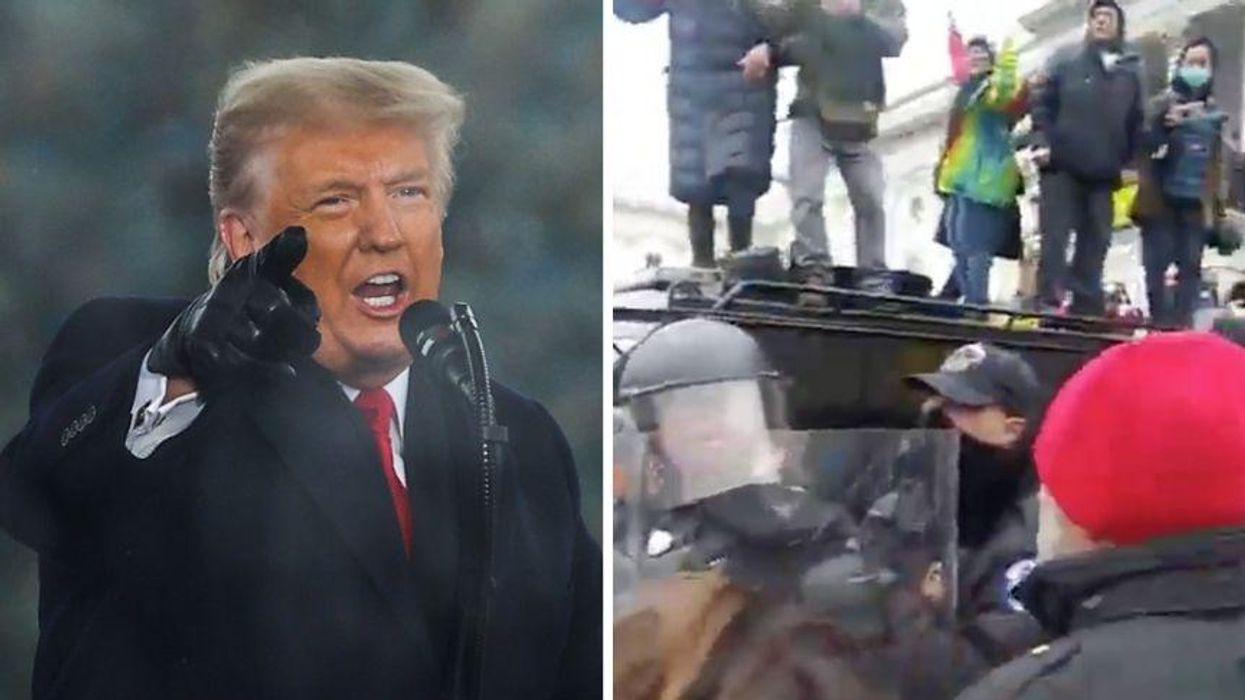 Video of Capitol Rioters Saying They Were 'Invited' by Trump Shatters Central GOP Argument Against Impeachment